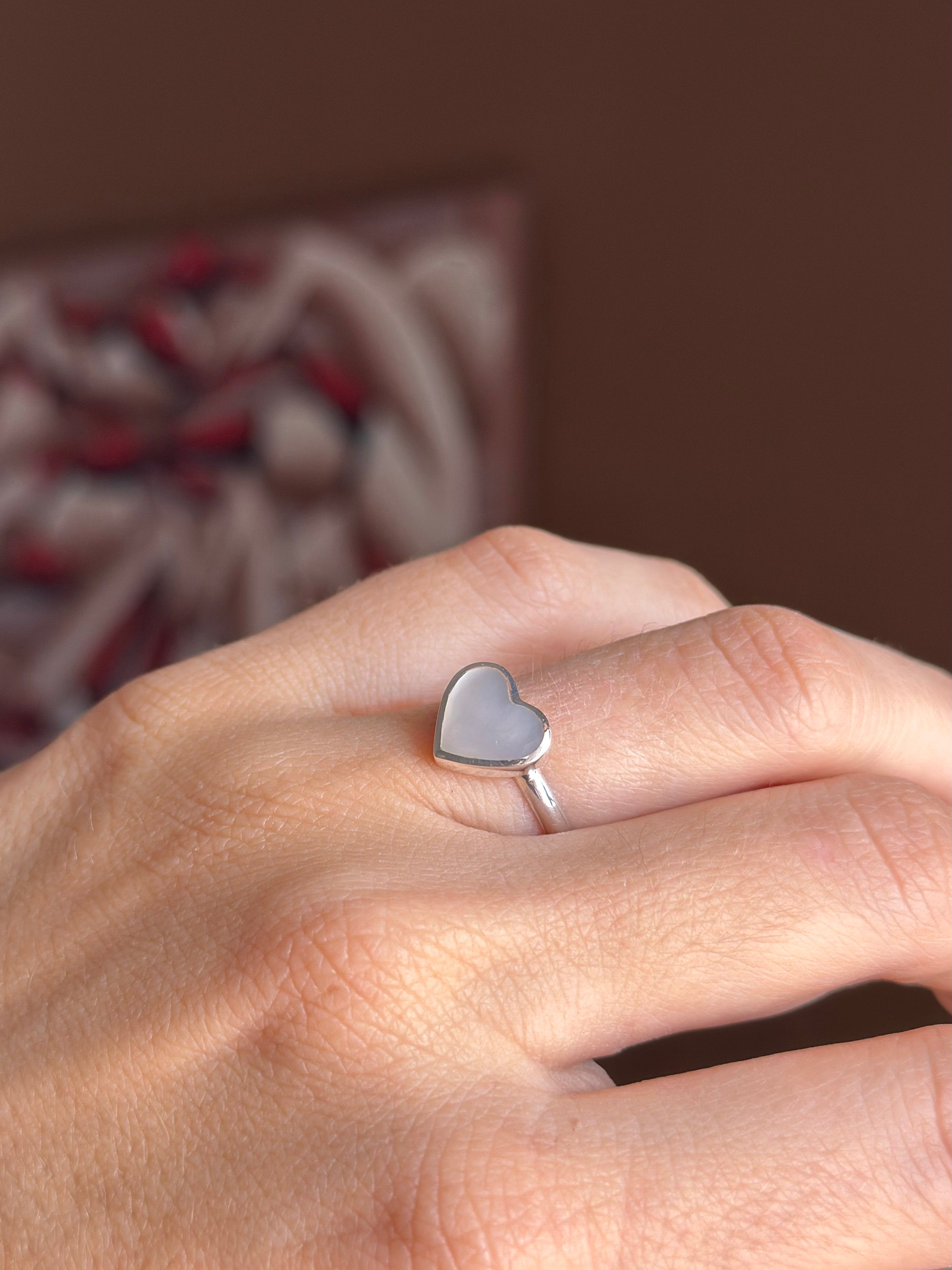 Anillo Love Nácar