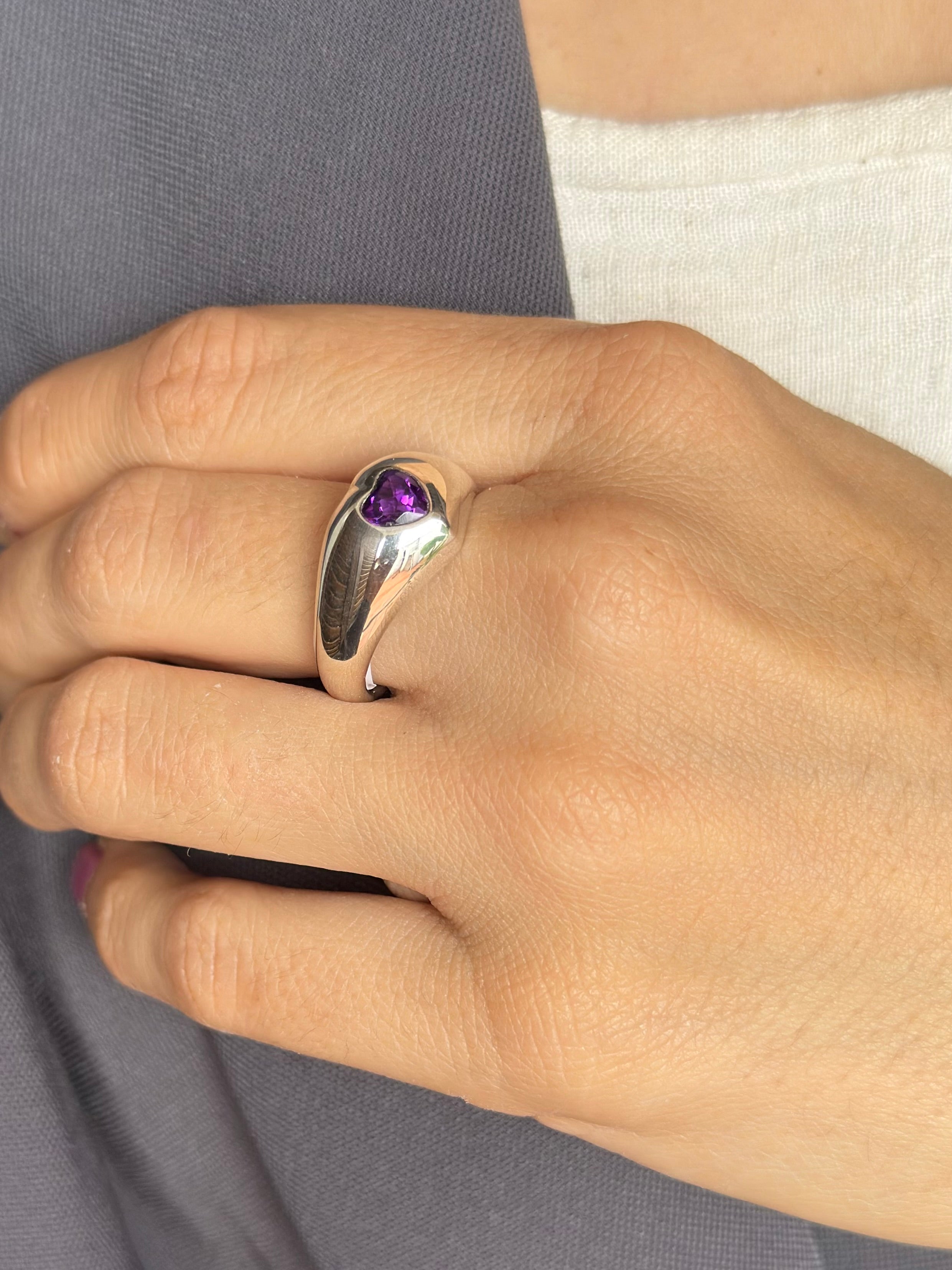 Anillo Amatista Love