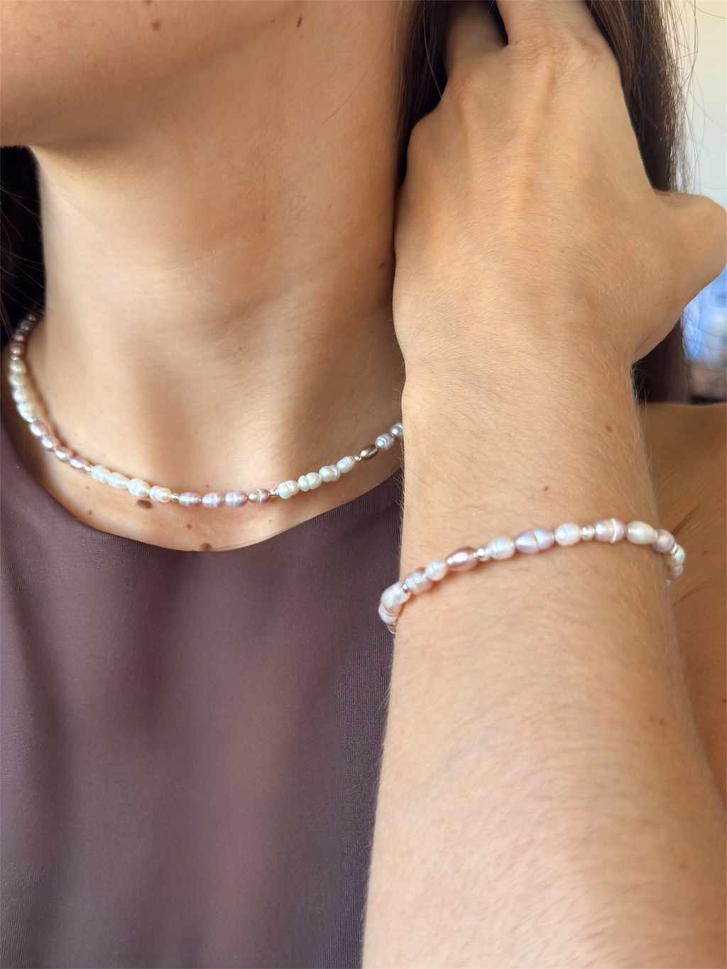 Collar Perla Aurora