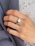 Anillo Mega Love Nácar