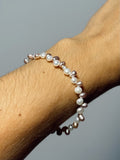 Pulsera Pink and White