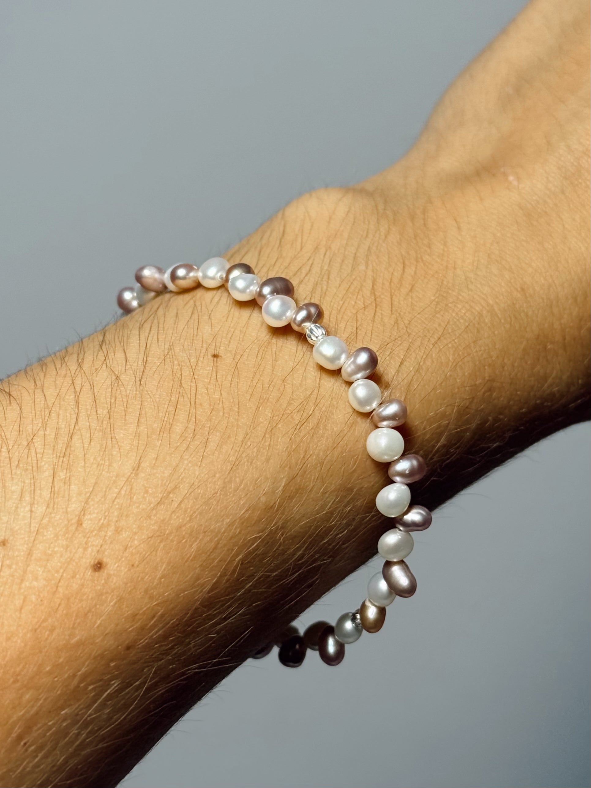 Pulsera Pink and White