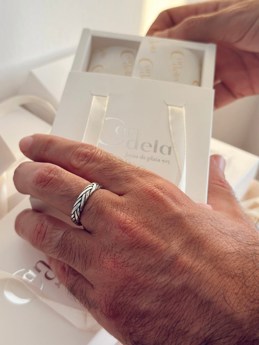 Anillo Trama Caballero